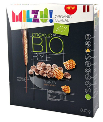 Milzu! BIO Žitné cereálie s medem 300 g