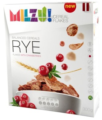 Milzu! Žitné cereálie s brusinkami 300 g