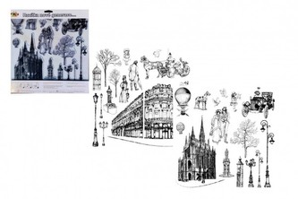 Razítka nové generace gelová (2 různé druhy) v sáčku 31x33cm