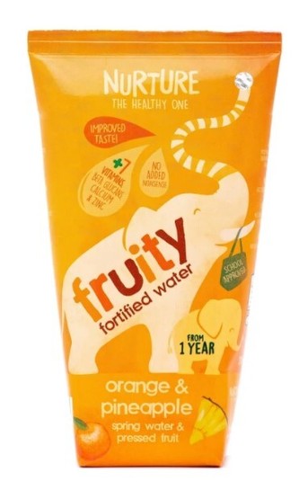 Nurture Fruity Fortified Water Orange & Pineapple 200 ml