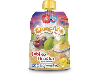 Ovocňák Ovocné pyré jablko hruška 100% 120g