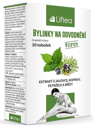 Liftea Bylinky na odvodnění forte 30 tobolek
