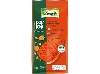 Bonduelle Pepitky z červené čočky a mrkve 1kg