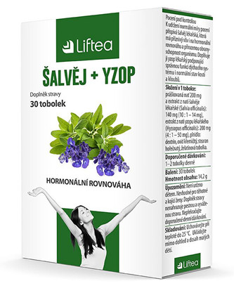 Liftea Šalvěj + yzop 30 tobolek