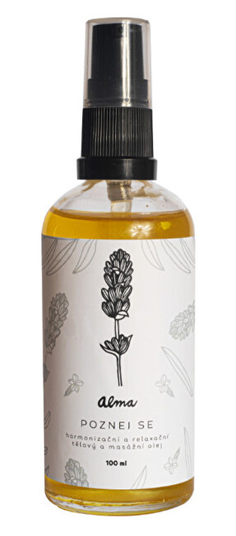 Alma-natural cosmetics Harmonizační tělový olej 100 ml - Poznej se