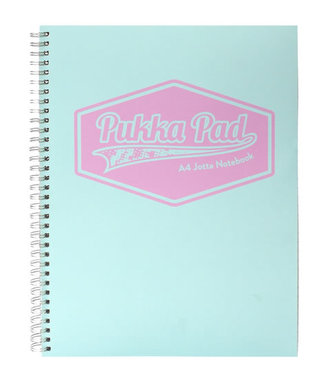 Pukka Pad Spirálový blok Pastel A4, papír 80g, 100 listů, světle zelený