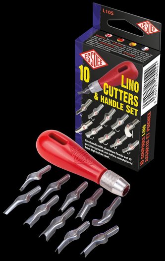 ESSDEE sada pro linoryt / 10 rydel s rukojetí