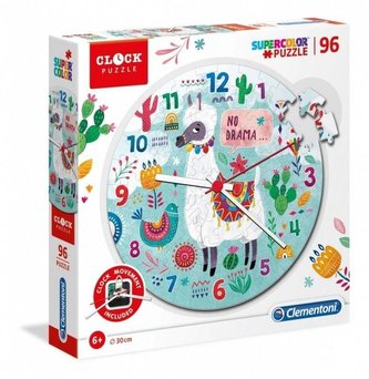 Puzzle Hodiny Lama/96 dílků
