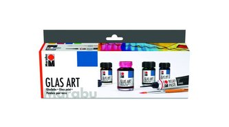 Marabu na sklo Glas Art sada 4 x 15 ml