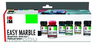 Marabu Mramorovací barva sada 6 x 15 ml
