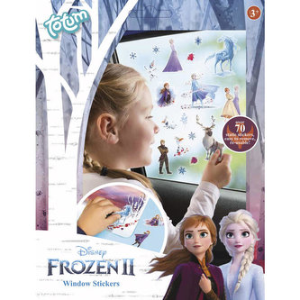 Ledové království II- adhezní samolepky na okna