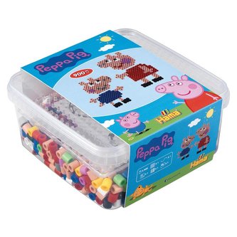 Korálky v boxu 900 ks Peppa Pig - MAXI Korálky v boxu 900 ks Peppa Pig - MAXI