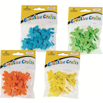 Motýlci z plstě /20 ks,4 barvy/