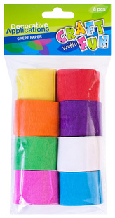 Krepový papír /8 barev/