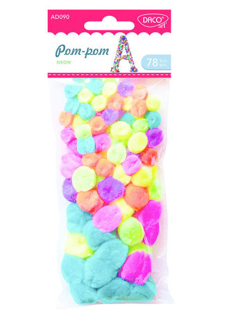 Bambulky neonové /78 ks/