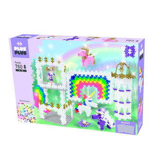 Plus-Plus Pastel 760 ks Hrad s jednorožci Plus-Plus Pastel 760 ks Hrad s jednorožci