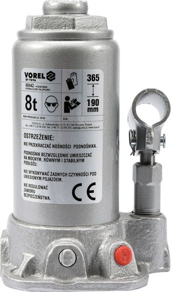 Hever hydraulický pístový 8t