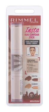 Rimmel London Insta Korektor Duo Contour 8 g 300 Dark pro ženy