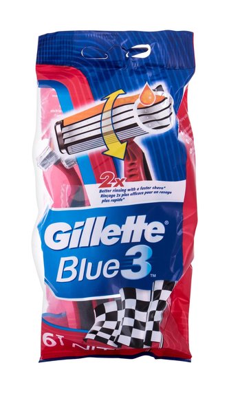 Gillette Blue3 Holicí strojek Nitro 6 ks pro muže
