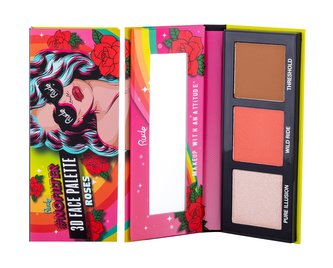 Rude Cosmetics NoFilter 3D Dekorativní kazeta 9,9 g Roses pro ženy