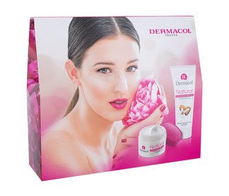 Dermacol Natural Almond denní pleťová péče 50 ml + krém na ruce 100 ml