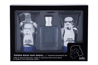 Star Wars Stormtrooper toaletní voda 75 ml + sprchový gel 150 ml + balzám po holení 150 ml