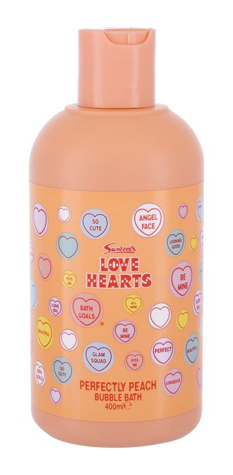 Swizzels Love Hearts Pěna do koupele Perfectly Peach 400 ml pro děti