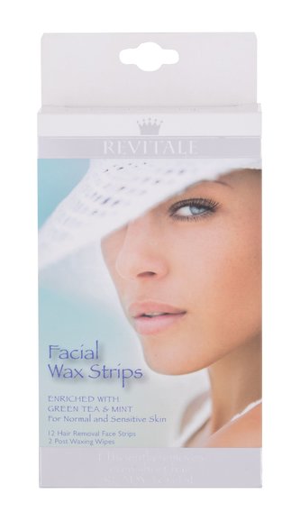 Revitale Wax Strips Depilační přípravek Facial 12 ks pro ženy