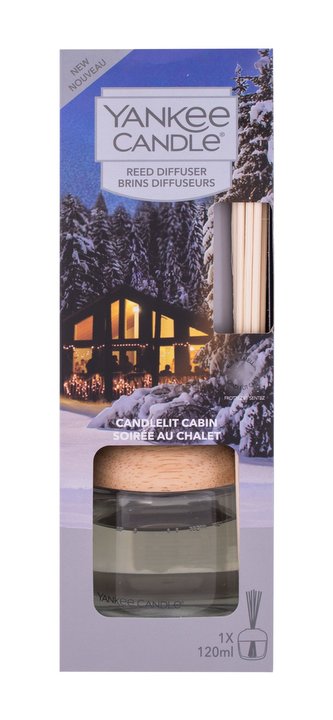 Yankee Candle Candlelit Cabin Bytový sprej a difuzér 120 ml unisex