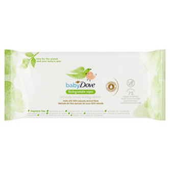 Dove Rozložitelné vlhčené ubrousky pro děti Baby (Biodegradable Wipes) 75 ks child