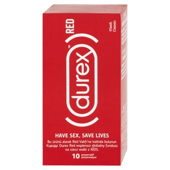 Durex Kondomy Red 10 ks unisex