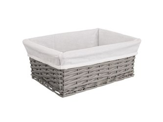 Košík ORION šedý 40x30x16,5cm