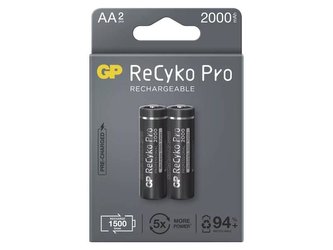 Baterie AA (R6) nabíjecí 1,2V/2000mAh GP Recyko Pro  2ks