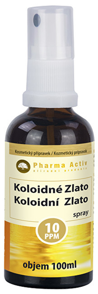 Pharma Activ Koloidní zlato 10ppm 100 ml spray – pro VO