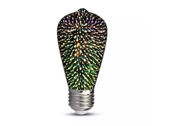 Žárovka Filament LED E27 3W 3000K 3D V-TAC VT-2223 Žárovka Filament LED E27 3W 3000K 3D V-TAC VT-2223