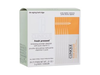 Clinique Ultra jemný čisticí pudr s čerstvým vitamínem C (Fresh Pressed Renewing Powder Cleanser With Pure Vitamin C) 28 x 0,5 g woman