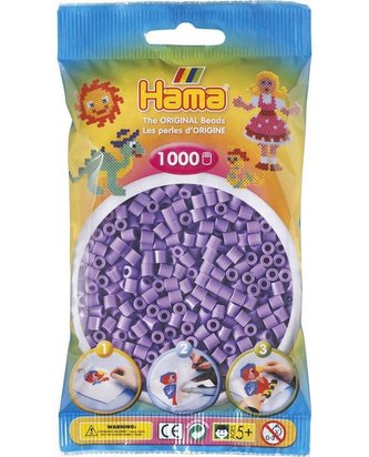 Pastelově fialové korálky 1.000ks MIDI