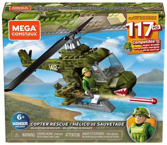MEGA BLOKS VOJENSKÁ HELIKOPTÉRA