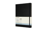 Moleskine Měsíční diář 2021 tvrdý černý XL