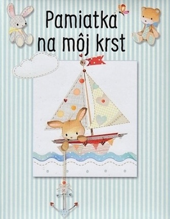 Pamiatka na môj krst - modrá (3. vydanie)