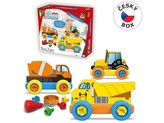 Malý mechanik plastový Junior - stavební auta