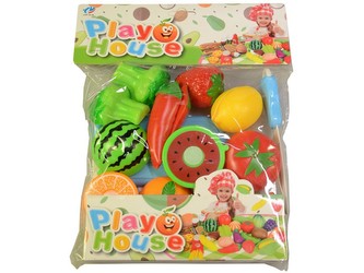 Souprava ovoce a zelenina  s prkénkem