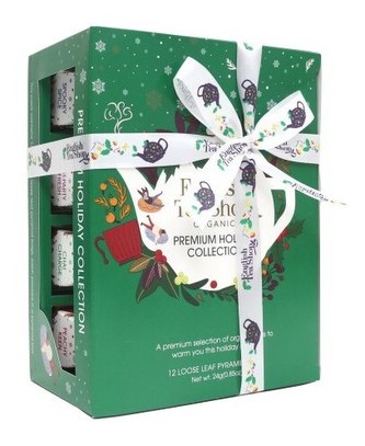 English Tea Shop Čaj Premium Holiday Collection bio vánoční zelená 12 pyramidek 24g