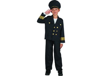 Šaty na karneval - pilot, 110 - 120 cm