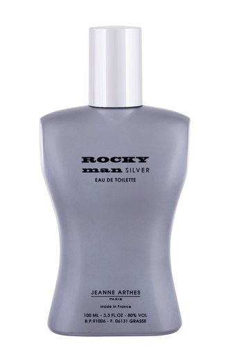 Jeanne Arthes Rocky Man Toaletní voda Silver 100 ml pro muže