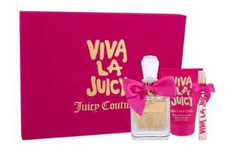 Juicy Couture Viva La Juicy parfémovaná voda 100 ml + parfémovaná voda 10 ml + tělové mléko 125 ml