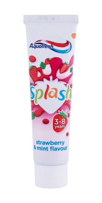 Colgate Aquafresh Zubní pasta Splash Strawberry 50 ml pro děti