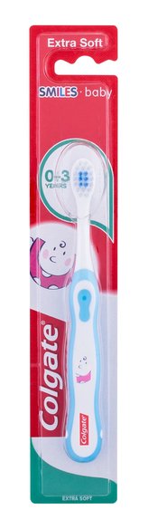 Colgate Kids Zubní kartáček Smiles Baby 1 ks Extra Soft 0-3 pro děti