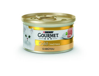 Konz.Gourmet Gold s krutou - pastika 85g