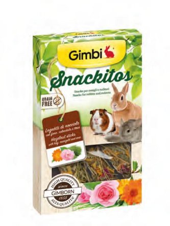 GIMBI SNACKIT pamlsek s liskovym drevem 45g